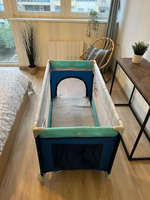Adorable Appartement Strasbourg Neudorf Parking Sous Sol Esterno foto